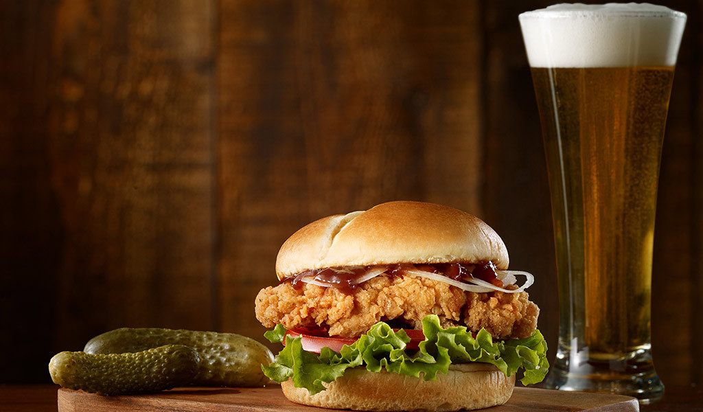 Nashville Hot Chicken Cruncher Burger