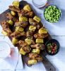 Seasoned chicken wings roadhouse style, cut-up fully cooked