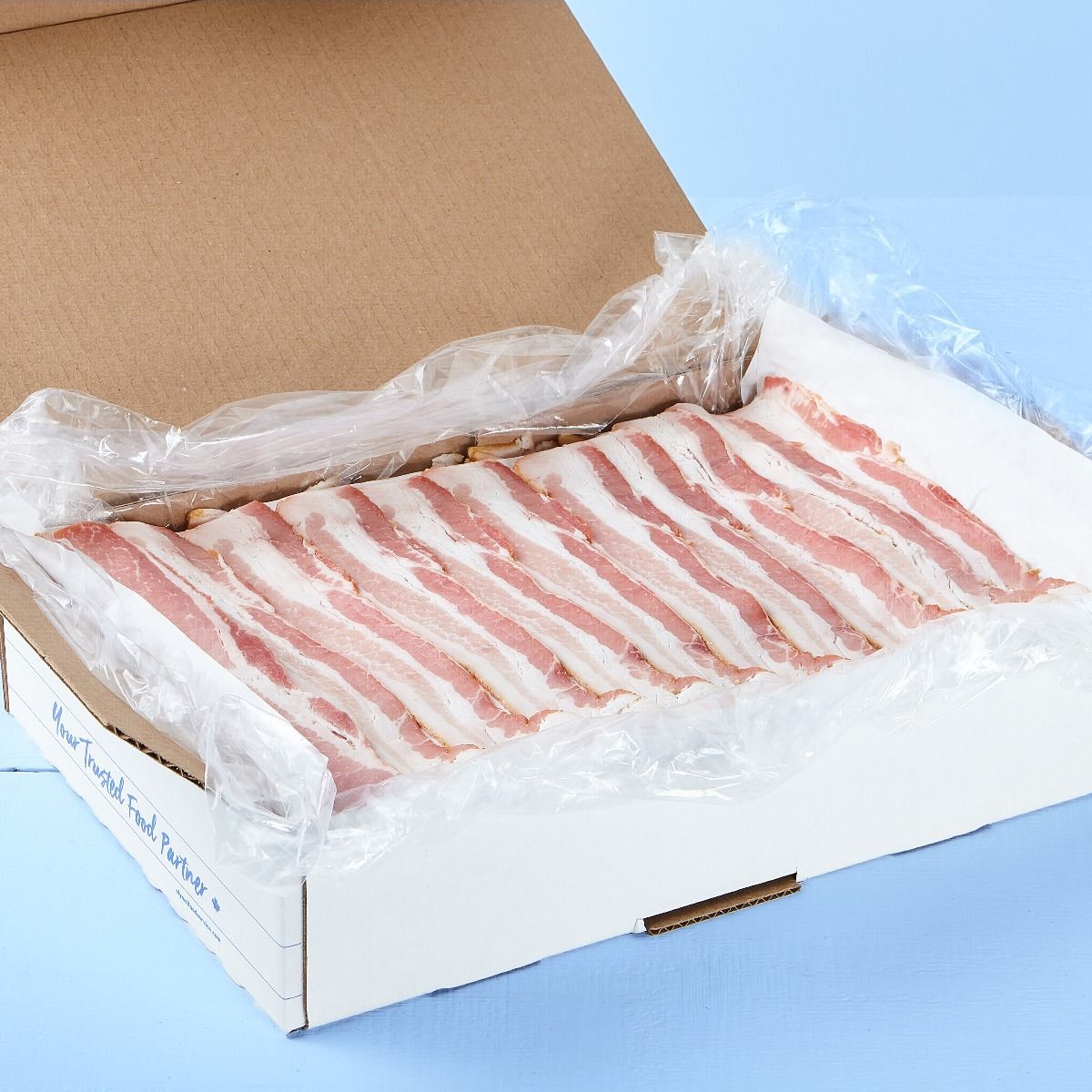 Fresh layer out sliced bacon, 22 slices / 2 '' (formerly 18-22 slices / Lb)