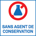 Sans agents de conservation